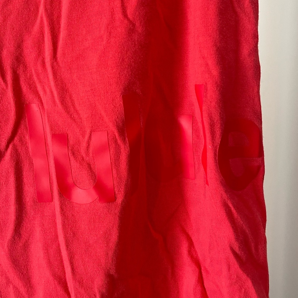 Lululemon Athletica Vibrant Red Muscle Tank - Picture 2 of 5